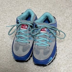 The North Face Kids' Blue and Gray Sneakers